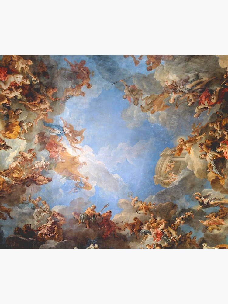Fresco of Angels in the Palace of Versailles by eliza-beth-