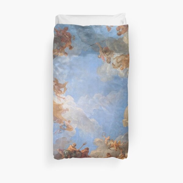 Fresco of Angels in the Palace of Versailles Duvet Cover