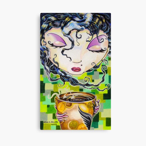 Feathers and Cream Canvas Print
