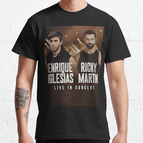 enrique iglesias ricky martin en concierto 2020 Camiseta clásica