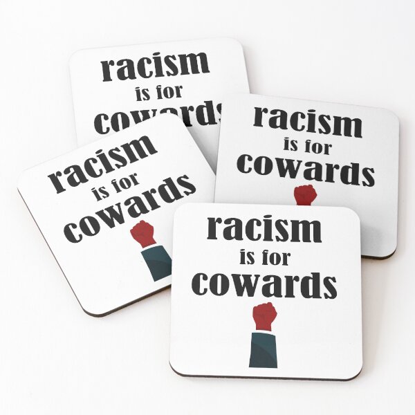 Item preview, Racism is for Cowards Classic T-Shirt designed and sold by Beamazing15.