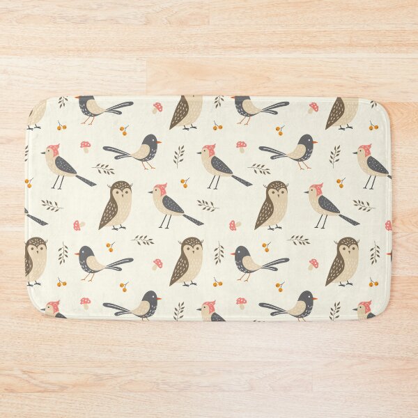 Item preview, owl woodpecker autumn mushroom background designed and sold by TheSimpleMan.