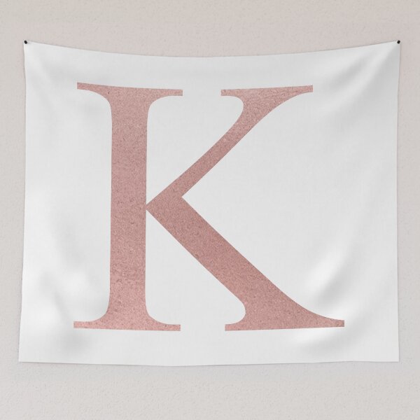 Item preview, KAPPA K ROSE GOLD GREEK LETTER designed and sold by Stickers by SoSrat.