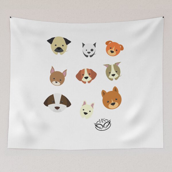 Item preview, Cute dogs faces designed and sold by happystorehs.
