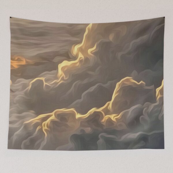 Item preview, Pattern - cloud sky - watercolor design illustration designed and sold by SketchyDuette.