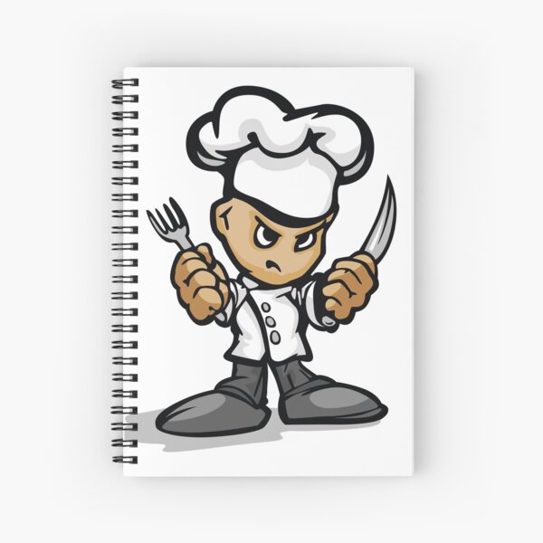 Angry Chef Spiral Notebook