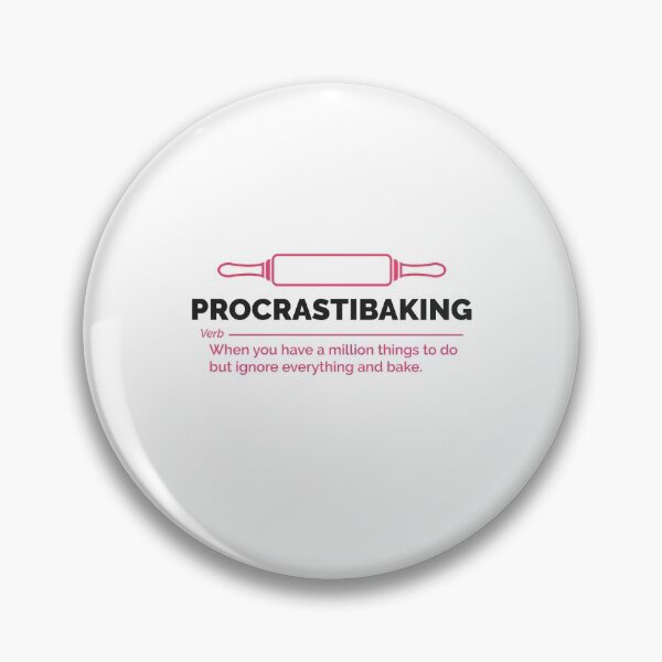 Item preview, Baking Shirt - Procrastibaking designed and sold by redbehren.
