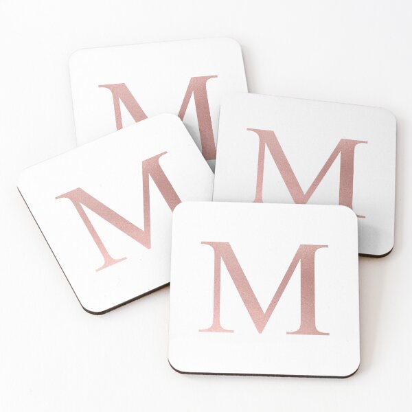 Item preview, MU M ROSE GOLD GREEK LETTER designed and sold by Stickers by SoSrat.