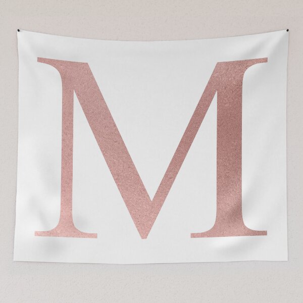 Item preview, MU M ROSE GOLD GREEK LETTER designed and sold by Stickers by SoSrat.