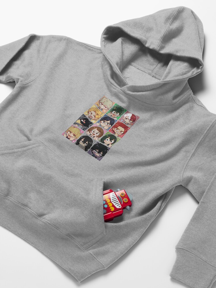 Alternate view of My Hero Academia Elites of Class 1A Kids Pullover Hoodie