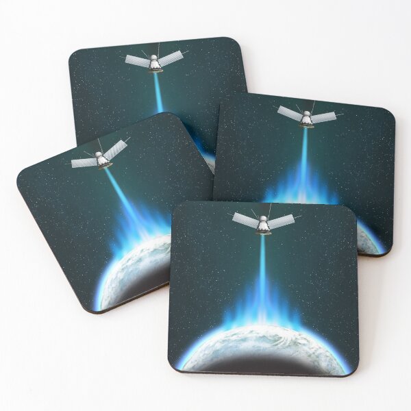 Item preview, Satellite over Earth and Blue rays designed and sold by Maks08.