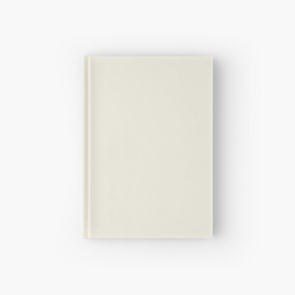 Off White Hint Of Gray Solid Color Parable Farrow And Ball Wevet 273 Hardcover Journal By Simplysolid Redbubble