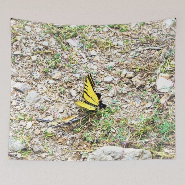 Item preview, Yellow butterfly designed and sold by Wooloowoo.