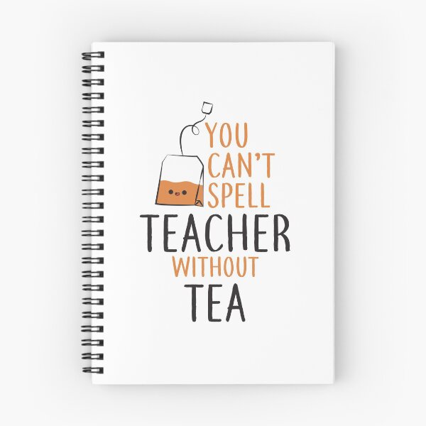 Aperçu de l'œuvre Teacher Shirt - You Can't Spell Teacher Without Tea créée et vendue par redbehren.