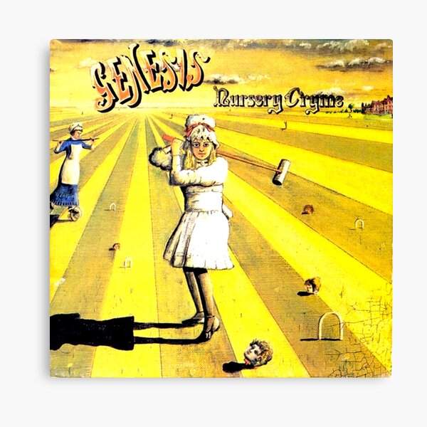Classic, Rock, Prog, 1971, Genesis, Nursery Crime, Happy The Man, Seven Stones, Throwback, Peter, Gabriel, Canvas Print