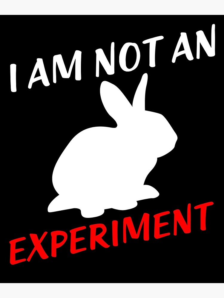 Design Against Animal Testing Stops Animal Testing Poster For Sale