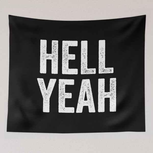Item preview, Hell yeah designed and sold by hexdecor.