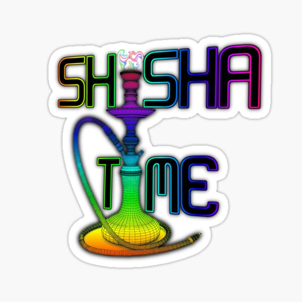 Shisha-Zeit Sticker