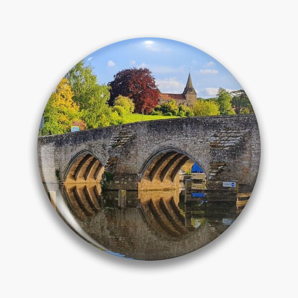 Item preview, East Farleigh bridge with Church in the distance  designed and sold by GrahamHeathKent.
