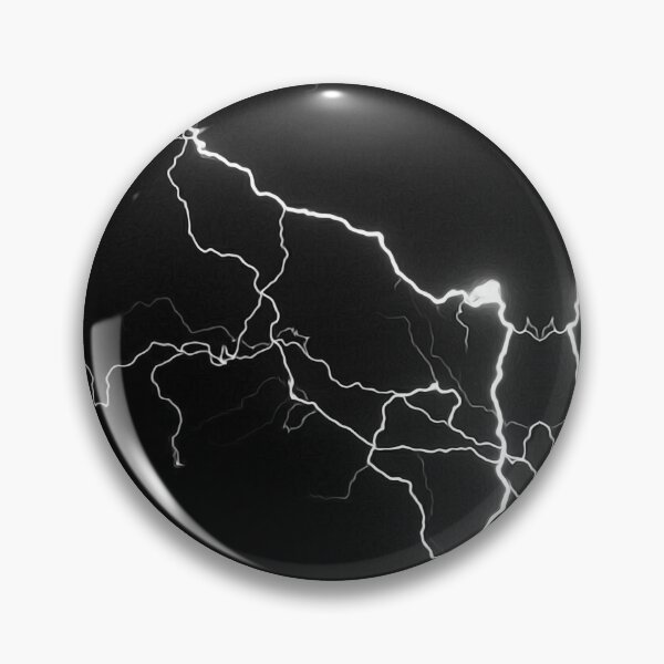 Item preview, Pattern - black white thunder storm - design illustration designed and sold by SketchyDuette.