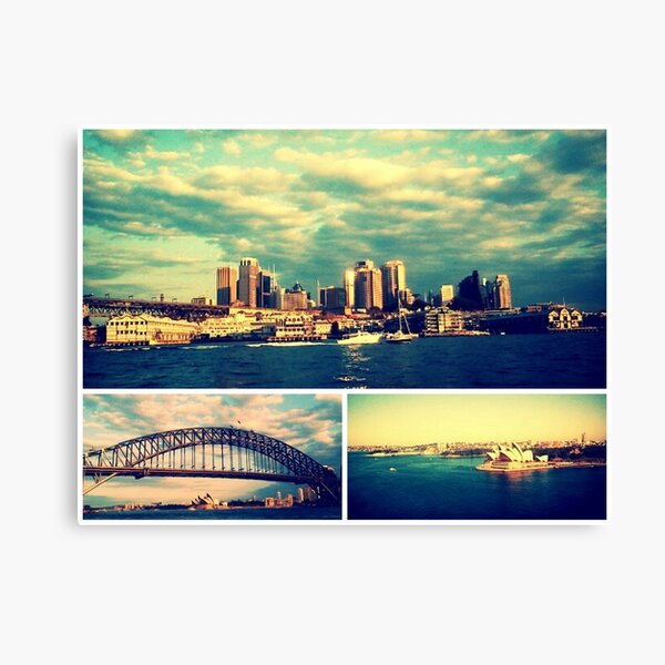 Postcards from Sydney Canvas Print