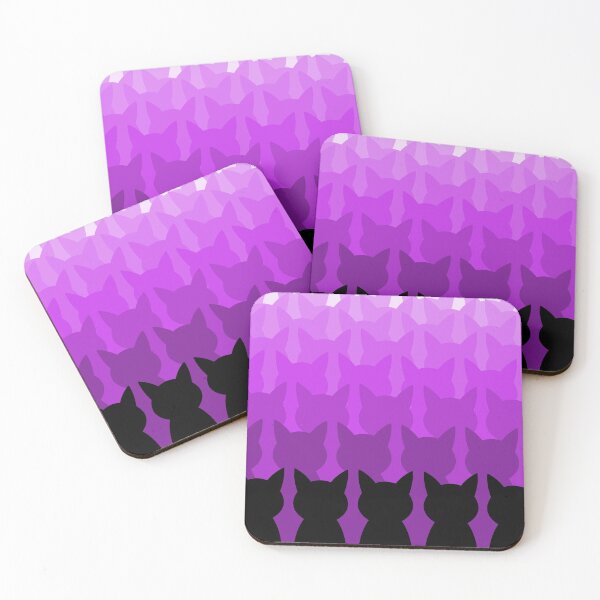 Item preview, Cat Gathering (purple) designed and sold by MariaEmiliaLdlV.