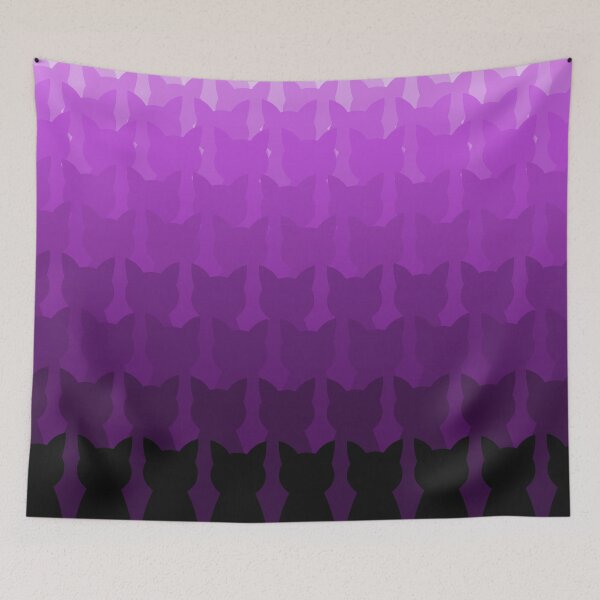 Item preview, Cat Gathering (purple) designed and sold by MariaEmiliaLdlV.