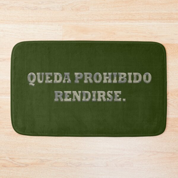 Item preview, Motivational quotes t-shirts. "Queda prohibido rendirse" designed and sold by RosalinaRV.