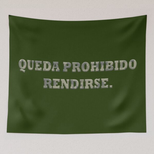 Item preview, Motivational quotes t-shirts. "Queda prohibido rendirse" designed and sold by RosalinaRV.