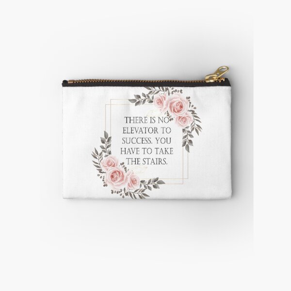 Item preview, There is no elevator to success. You have to take the stairs, Motivational Quote, Inspirational, Roses, Floral design designed and sold by belllieve.