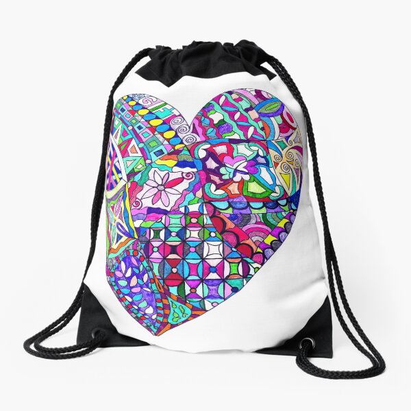 Love is the Gift Drawstring Bag