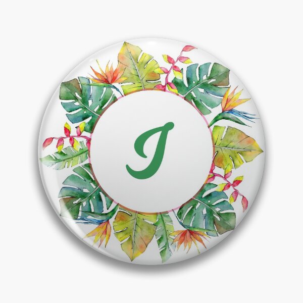 Item preview, Tropical Leaves Monogram I designed and sold by MysticMagpie.
