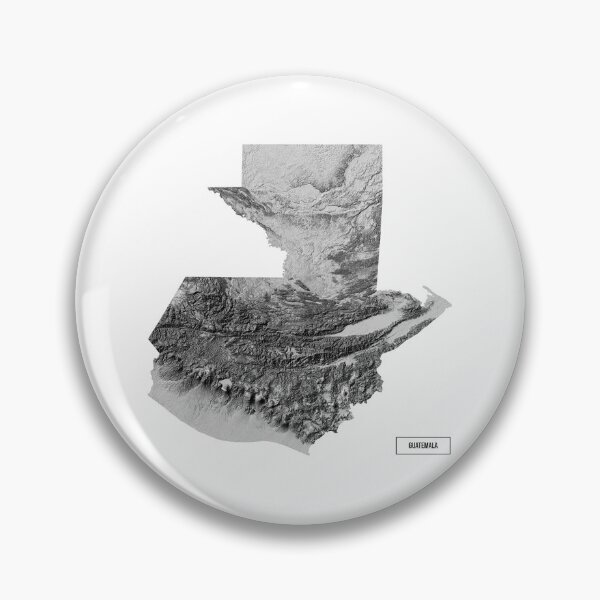 Item preview, Relief Map of Guatemala designed and sold by ThinkAboutMaps.