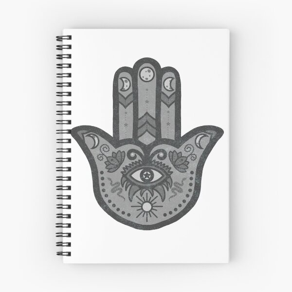 Item preview, Monochrome | Hamsa Hand Amulet  designed and sold by Bloomandflo.