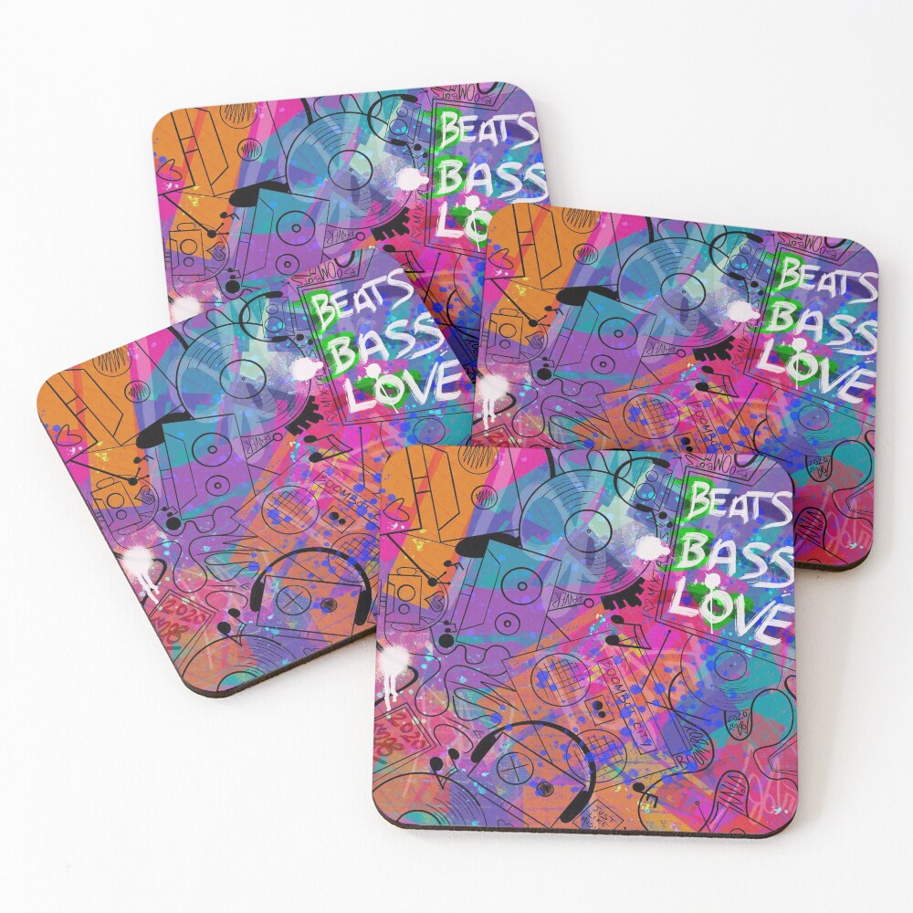 Boombot City Coasters (Set of 4)