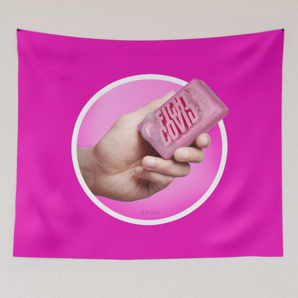 Item preview, Fight COVID with soap pink designed and sold by Radu-Gabriel.
