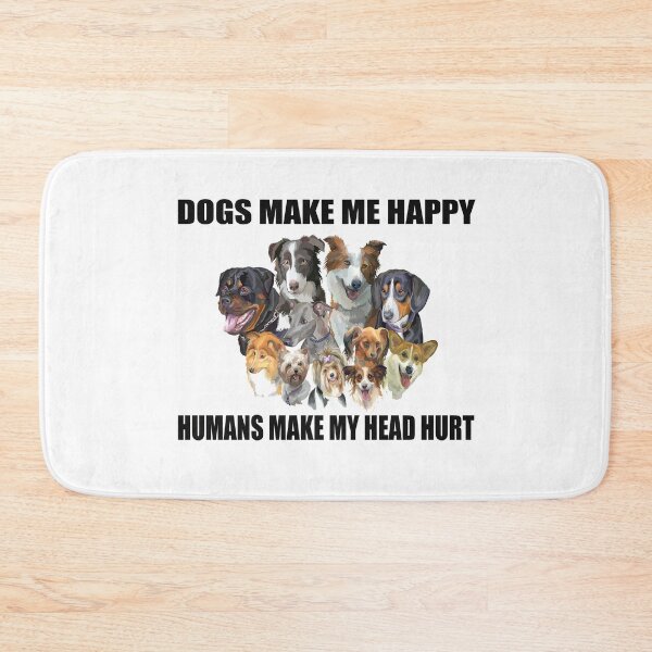 Item preview, Dogs Make Me Happy Humans Make My Head Hurt TShirt-Dog Lover T-Shirt T-Shirt designed and sold by bestdesigns2020.