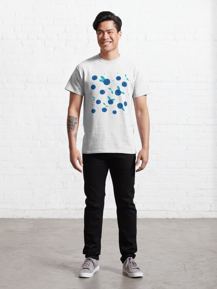 Discover Camiseta Arándanos Blueberries Azules Frutas Kawaii Lindo para Hombre Mujer
