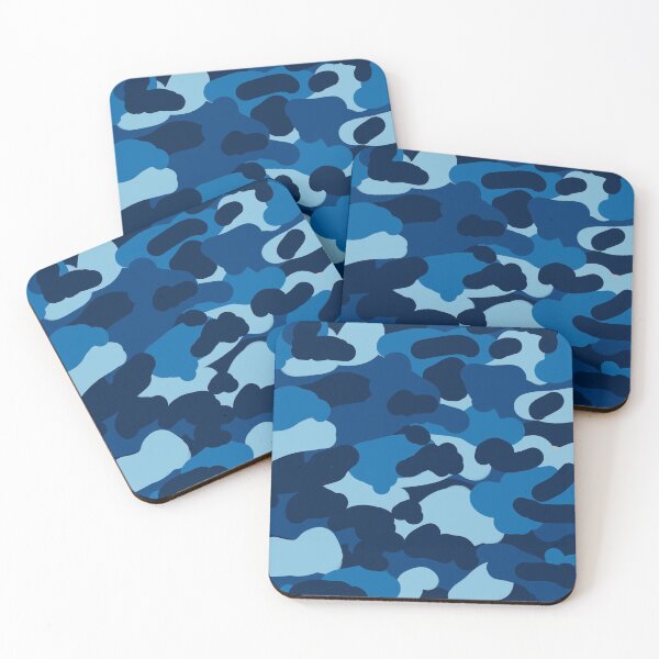 Item preview, Camo Camouflage clouds  Pattern Shades Of Blue  designed and sold by Lartheviking.