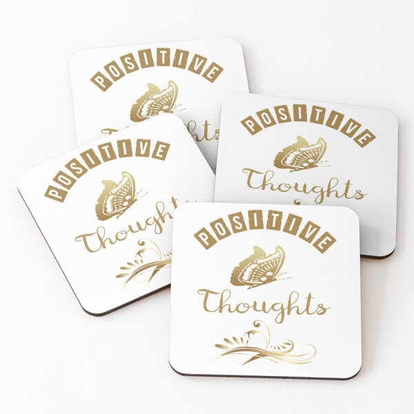 Item preview, Positive Thoughts, Motivational Quotes, Butterfly, Golden Design designed and sold by belllieve.