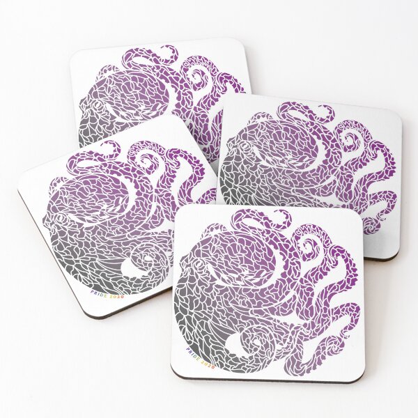 Item preview, Pride Octopus - Asexual, Graysexual, Demisexual designed and sold by QuietChiaro.