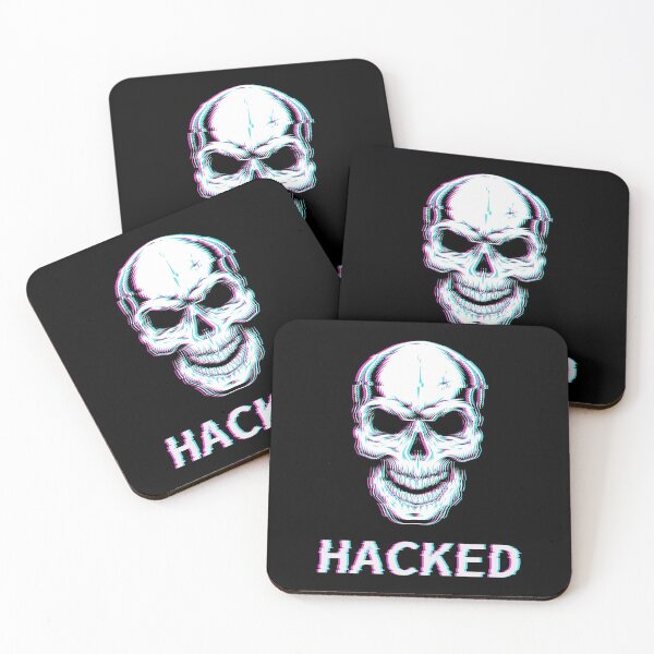 Item preview, Hacked Skull Glitch designed and sold by Vector Scout Lab.