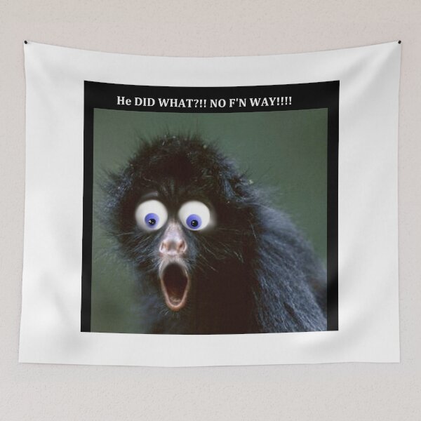Item preview, Funny Holler Monkey designed and sold by michaeltodd.