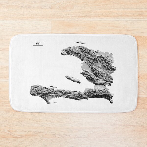 Item preview, Mapa en Relieve de Haití designed and sold by ThinkAboutMaps.