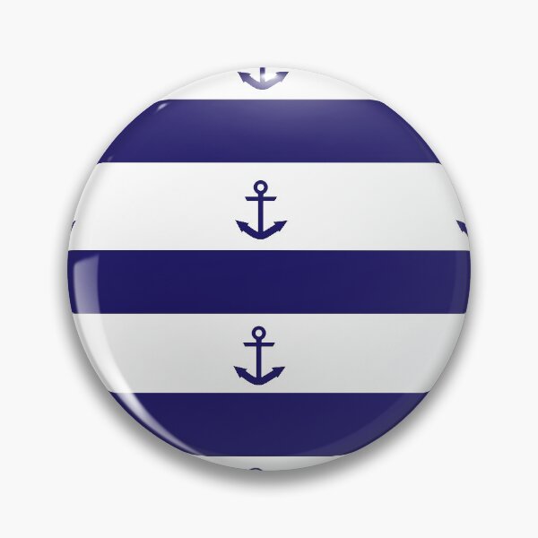 Item preview, Navy Blue Stripes and Anchors designed and sold by Orchyd.