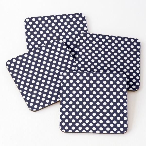 Item preview, White Dot Pattern-Large White Polka dot designed and sold by Al Collections.