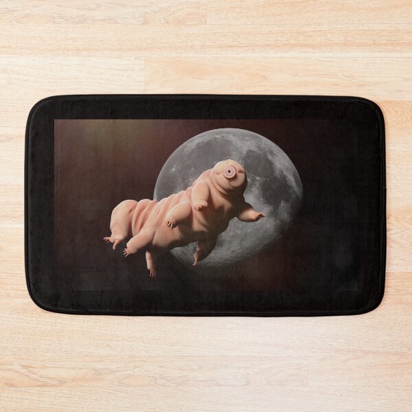 Item preview, tardigrade, water bear in outer space designed and sold by DottedYeti.