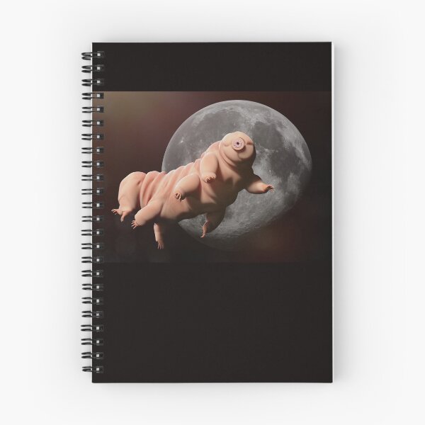 Item preview, tardigrade, water bear in outer space designed and sold by DottedYeti.