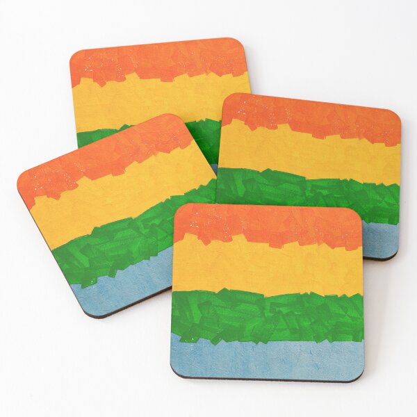 Item preview, Painted rainbow summer print designed and sold by DesignedFandom.