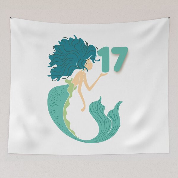 Item preview,  Curly mermaid 17th anniversary designed and sold by Lactus.